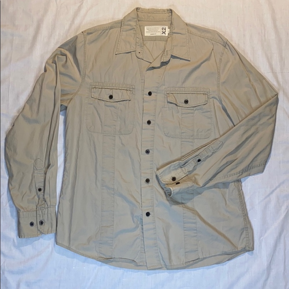 Men’s Medium X2 Express Cargo Style Button Down
